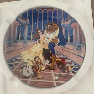 Beauty and the beast collectors plate